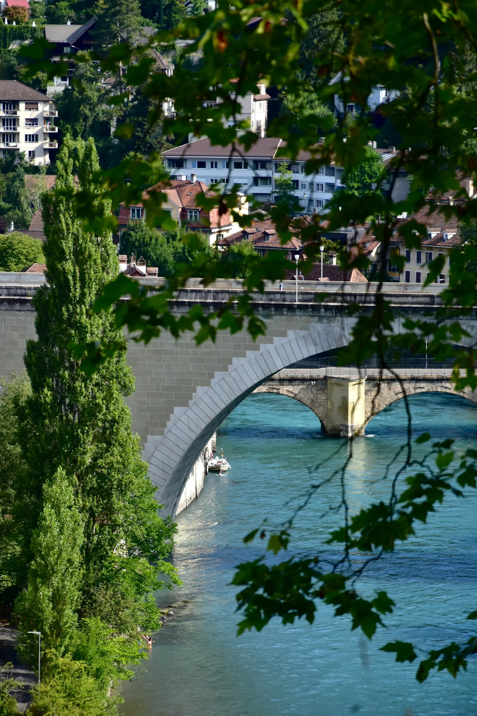 Ponte sul fiume Aare a Berna, Svizzera.